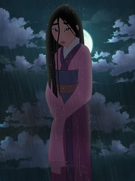 Mulan in the Rain | Disney fan art, Mulan disney, Mulan