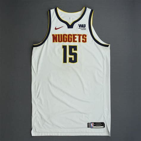 Nikola Jokic - Denver Nuggets - 2019 NBA Playoffs - Game-Worn Association Edition Jersey ...