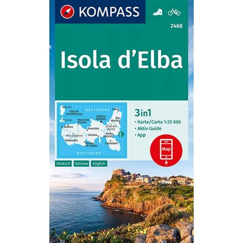 Elba island | Kompass hiking map 2468