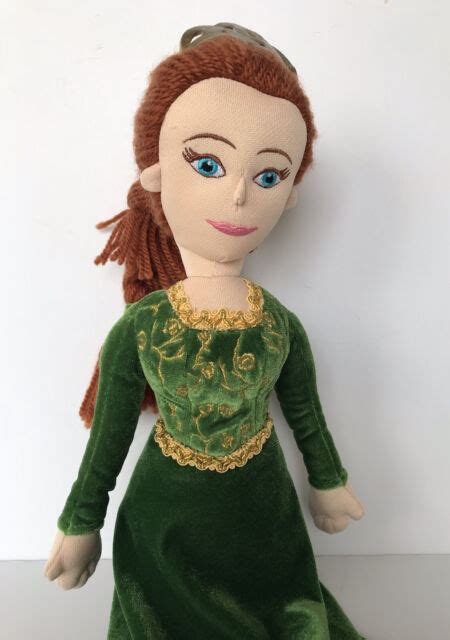 Princess Fiona Doll Shrek The Third Ogre Plush Blue Dress 16" Crown Toy Nanco | eBay