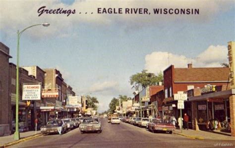 EAGLE RIVER, WI MAIN STREET VIEW | eBay