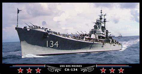 USS DES MOINES CA-134 Framed Navy Ship Display Burgundy – Navy Emporium