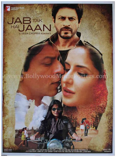 SRK movie posters Jab Tak Hai Jaan