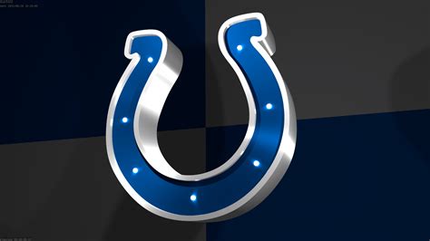 I'm learning how to 3D Model, so I'm recreating NFL logos as practice. Here's the Colts logo ...