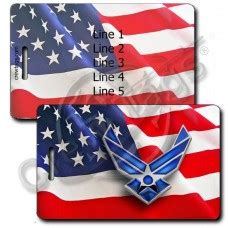 UNITED STATES AIR FORCE LUGGAGE TAGS