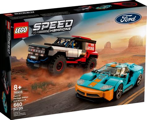 LEGO Speed Champions 76905 Ford GT Heritage Edition a Bronco R od 2 199 ...