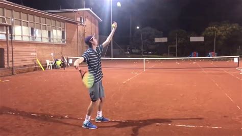 Tennis Serve Practice - YouTube