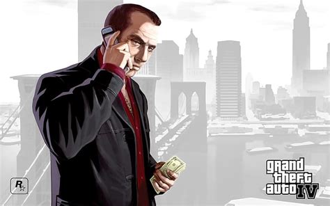 1364x768px | free download | HD wallpaper: Grand Theft Auto IV, Liberty City, video game art ...