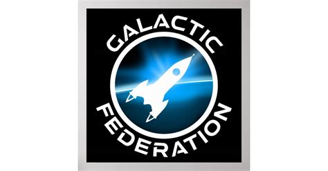 Galactic Federation Logo Poster | Zazzle.co.uk