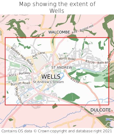 Where is Wells? Wells on a map