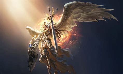 1920x1080px, 1080P free download | Warrior Angel, warrior, wings, angel ...