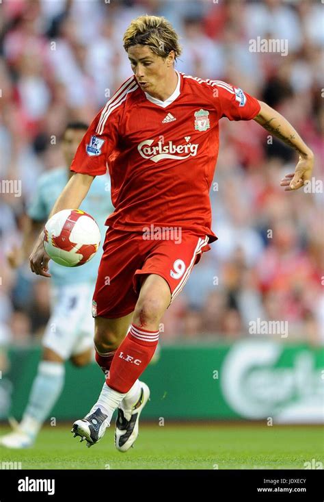 FERNANDO TORRES LIVERPOOL FC ANFIELD LIVERPOOL ENGLAND 08 August 2008 ...