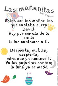 Happy Birthday Song in Spanish Free Printable Lyrics - Spanish ...