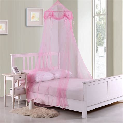 Buttons and Bows Kids' Collapsible Hoop Sheer Bed Canopy - Overstock ...