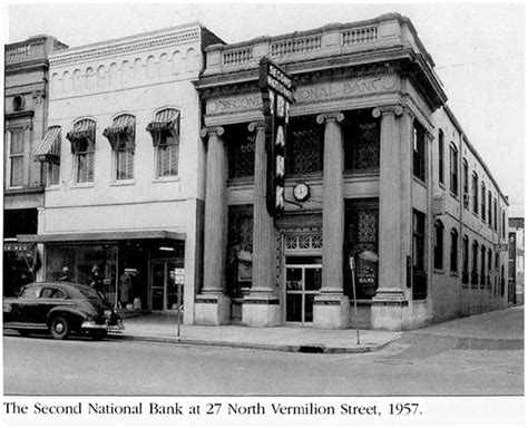 The Second National Bank at 27 North Vermilion Street 1957. | Danville ...