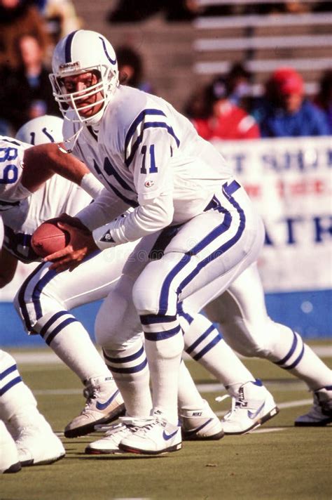 Jeff George Indianapolis Colts Editorial Stock Image - Image of ...