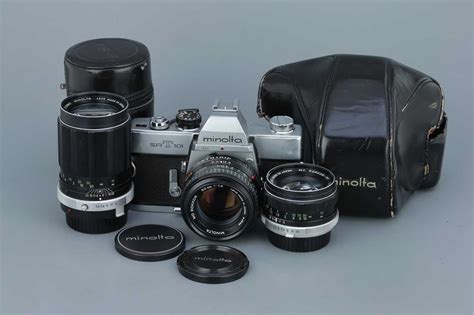 Lot 383 - A Minolta SRT 101 SLR Camera,