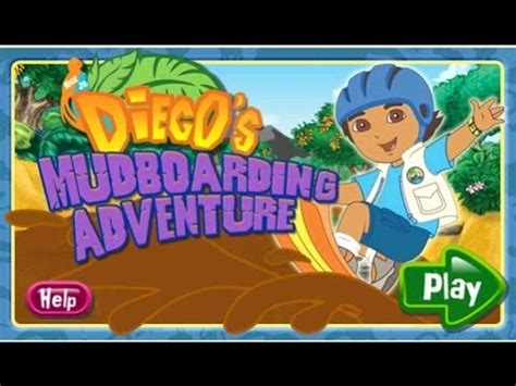 Go Diego Go Diego Mudboarding Adventure Games For Kids - Gry Dla Dzieci - YouTube