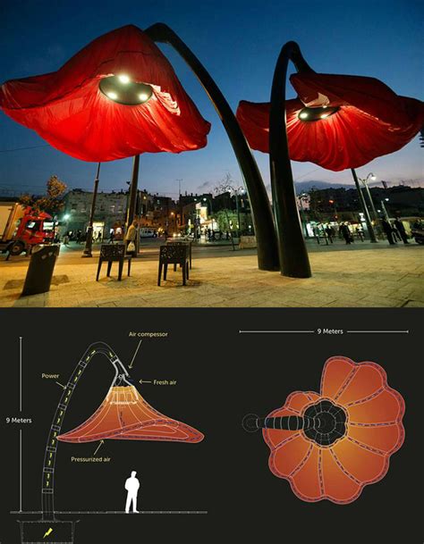 Giant flowers brighten city square with a surprise ... | Installation architecture, Installation ...