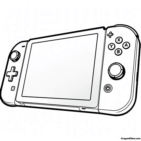 Nintendo Switch Coloring Pages Free Printable Sheets for All Ages