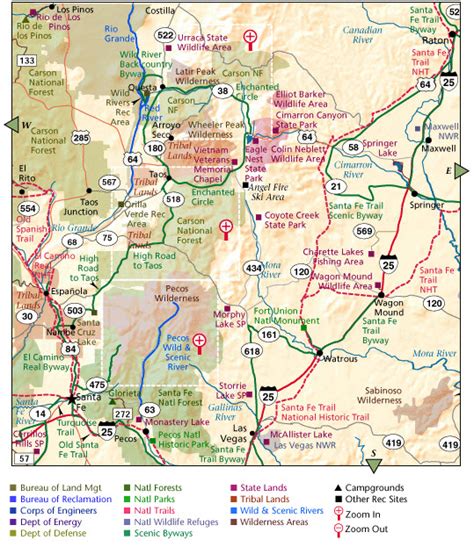 Santa Fe National Forest Trail Map - Maping Resources