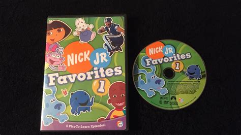 Opening To Nick Jr. Favorites (Volume 1) 2005 DVD - YouTube