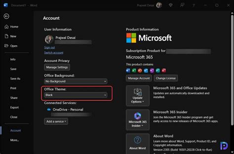 How to Enable Dark Mode in Microsoft Office