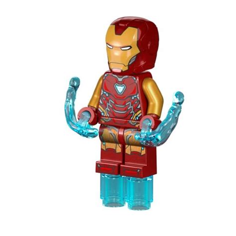 LEGO Iron Man with Mark 85 Armor with Large Helmet Visor Minifigure ...