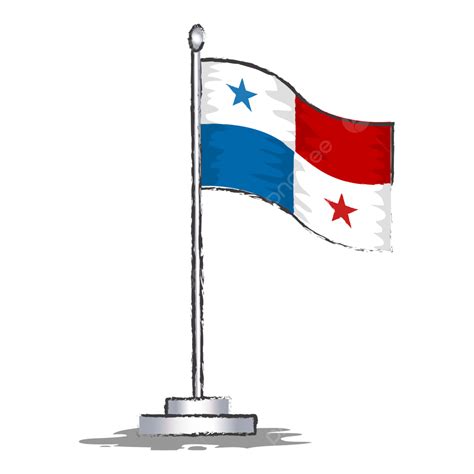 Panama Flag Vector Illustration, Symbol, Panama Flag, Panama PNG and Vector with Transparent ...