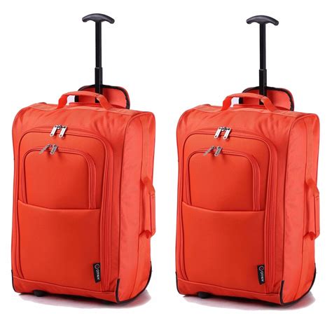 Lightweight Small 21" Wheeled Hand Luggage Trolley Cabin Bag Flight Bag Suitcase | eBay