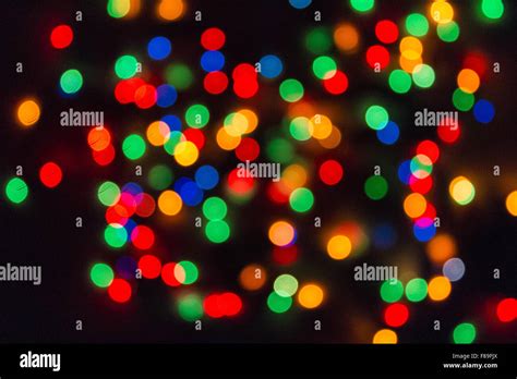 Bokeh effect on Christmas lights Stock Photo, Royalty Free Image: 91178946 - Alamy