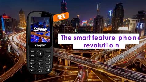 Energizer E241S - New 4G Smart Feature Phone - YouTube