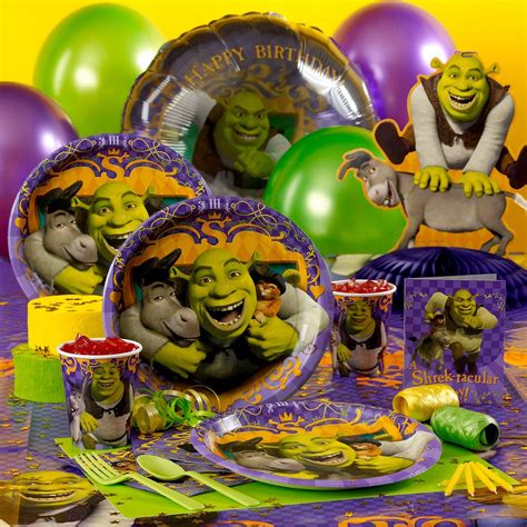 Shrek the Third Party Supplies | Shrek party supplies, Birthday party themes, Birthday party ...