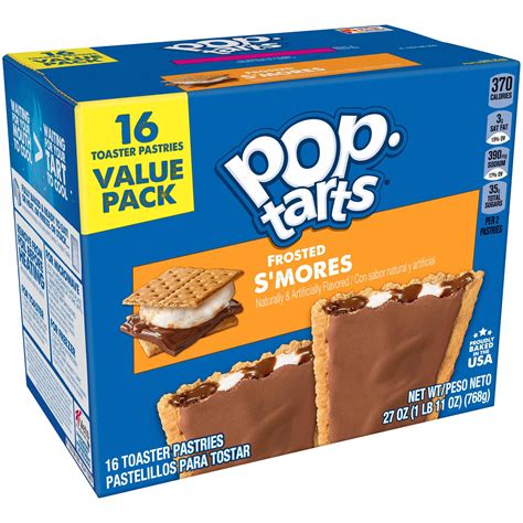 Pop-Tarts Frosted S'mores, 16 Toaster Pastries - Walmart.com