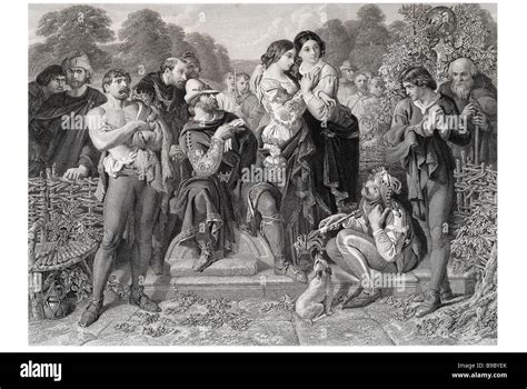 the seven ages of man as As You Like It is a pastoral comedy by Stock Photo, Royalty Free Image ...