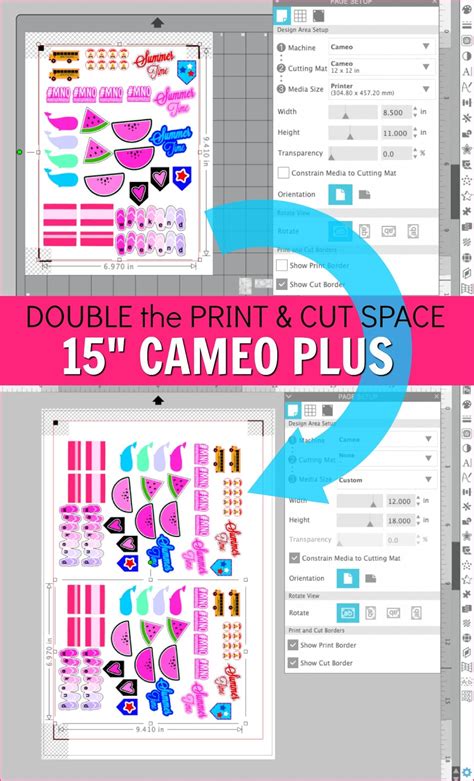 15" Silhouette CAMEO Plus for Stickers is a Game Changer - Silhouette School