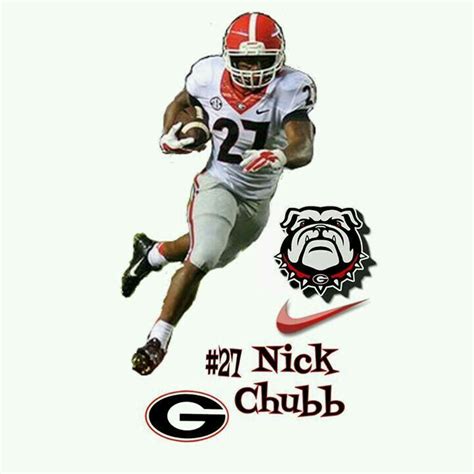 Nick Chubb #27 | Georgia bulldogs football, Georgia dawgs, Georgia bulldogs