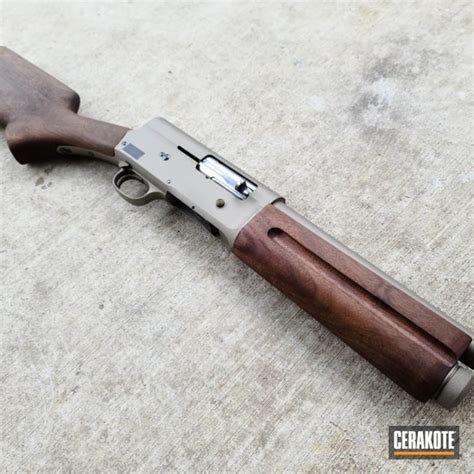 FN Browning A5 Shotgun done in Titanium | Cerakote