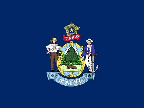 Maine State Flag