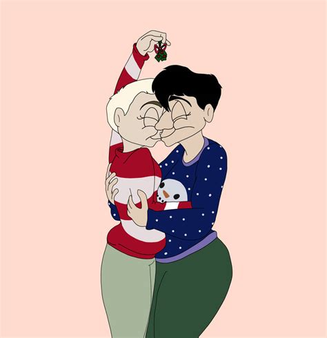 Mistletoe Kiss by Hyzenthlay-Rose on DeviantArt