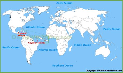 Cayman Islands Location Map