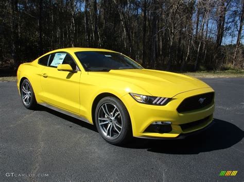 Triple Yellow 2016 Ford Mustang