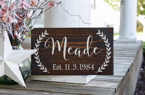 Established Wood Sign I Weddings I Wedding Gift I Established Sign I ...