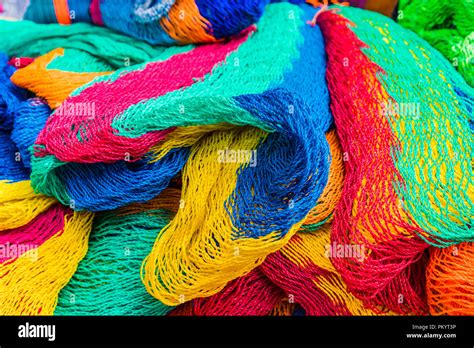 Colourful nylon nets hi-res stock photography and images - Alamy