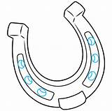 How To Draw A Horseshoe  Really Easy Drawing Tutorial sketch template