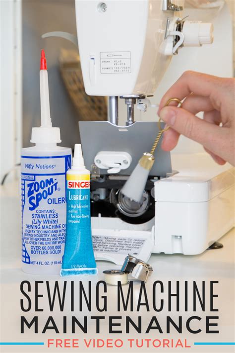 Sewing Machine Maintenance Tutorial - Man Sewing