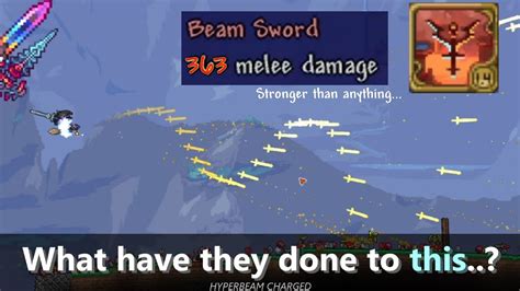 Terraria Calamity Mod Made this Blade, Strongest? ─ Beam Sword + Calamity = cursedness... - YouTube