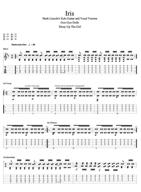 Goo Goo Dolls - Iris Guitar Lesson