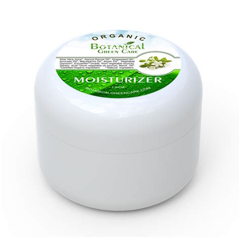 Organic Facial Moisturizer for Women and Men. 1.5 Fl oz / 44 ml Original Formula - Botanical ...