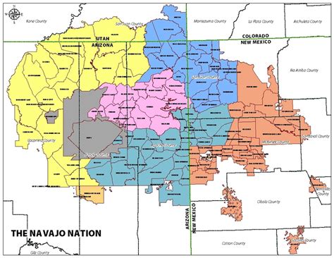 Navajo Nation Agencies and Chapters